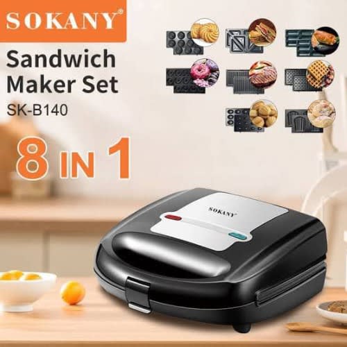8-in-1 Sandwich Maker/Toaster