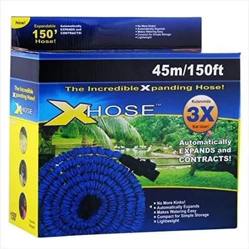 Magic Expandable Flexible Hose With Spray Gun - - 45m/150ft