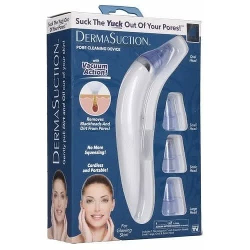 Facial Pore Cleaning Devise With Vacuum Action