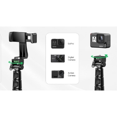 Selfie Stick Tripod With Bluetooth Remote 15609