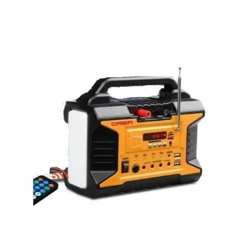 Solar Power Portable Generator With Fm Radio & Torch