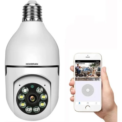 1080ip 360 Panoramic WIFI Smart Bulb Security Camera
