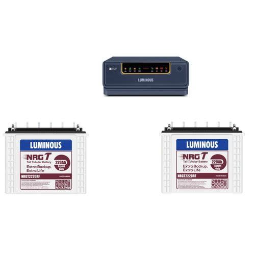 Luminous 1.5KVA Hybrid Inverter With 2 Tubular Battery