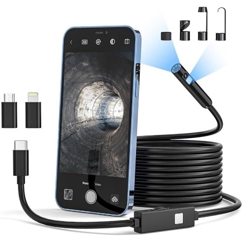 3in1 Hd Inspection Camera Probe Precision Endoscope 12V