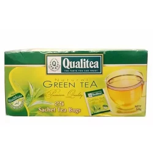 Qualitea Natural Green Tea - 25 Bags