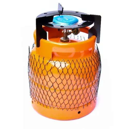 Gas Cylinder With Iron Sitter Burner - 3kg