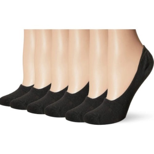 Ladies Invisible Socks - 6 Pairs