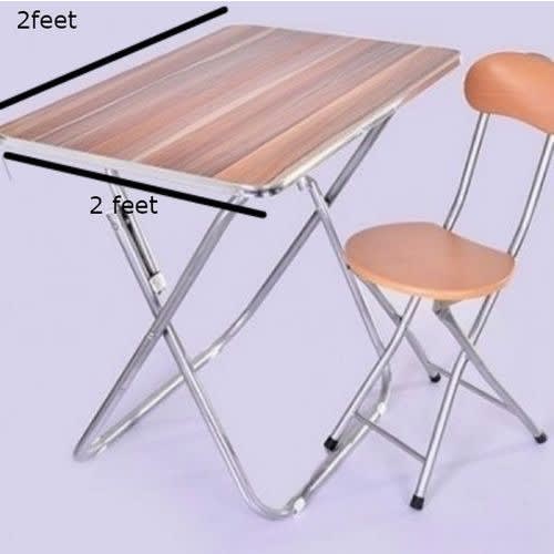 Folding Mini Table And Chair - 2ftx2ft Table