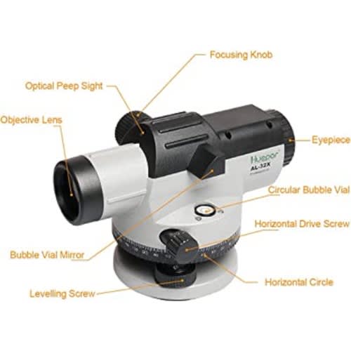 32x Magnification Optical Auto Dumpy Level Theodolite 120m