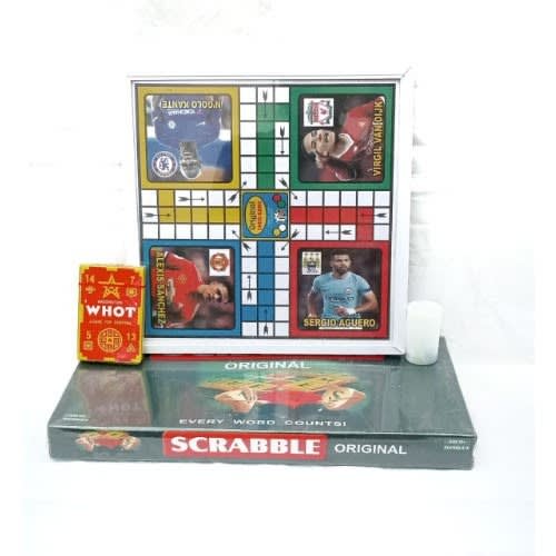 Scrabble + Ludo And Free Whot Game