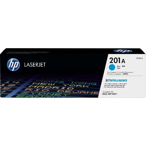 201a Cyan Original Laserjet Toner Cartridge - (cf401a)