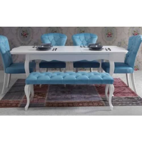 Flex 6 Seaters Dining Set - Blue
