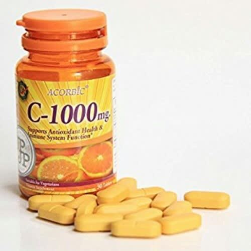 Ascorbic Vitamin C 1000mg - 30 Capsules