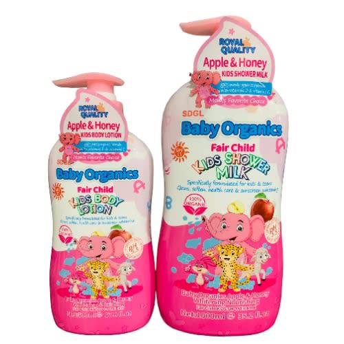 Buy Baby Organics Fair Child Apple Honey Shower Milk 1000ml