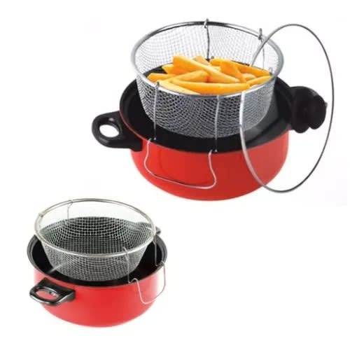 Non Stick Stir  Fry Pan - Stock Pot With Glass Lid - 28cm