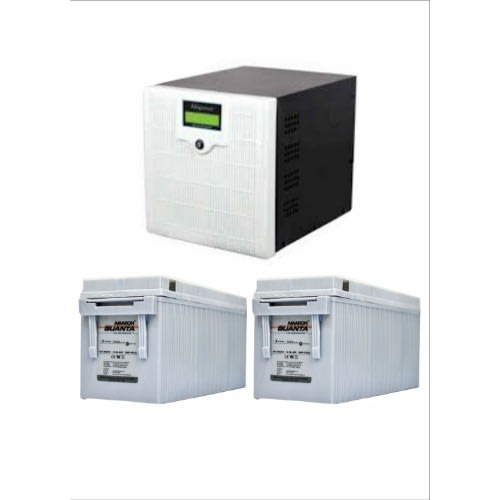 Afripower 2kva Inverter System With 2 Units 200ah Amaron Quanta Battery