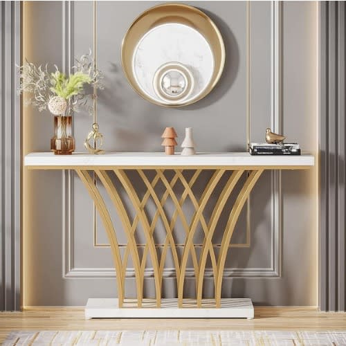 Medallion Console Table