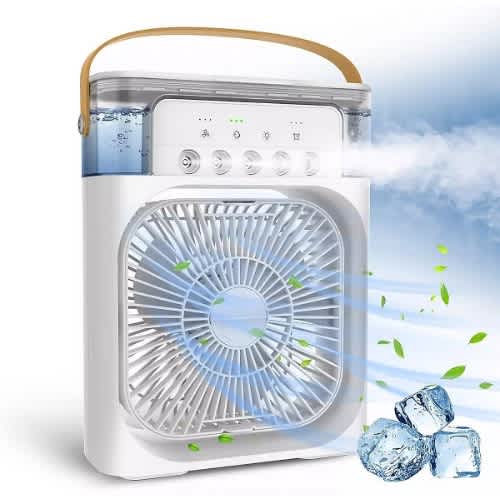 Mini Led Humidifier Cooling Non-rechargeable Fan