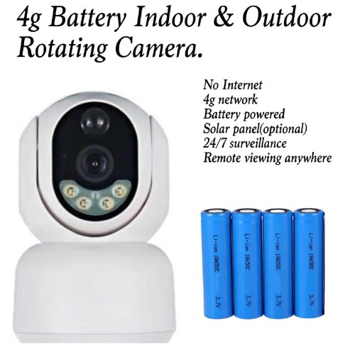 4g Battery/solar Indoor/outdoor Surveillance Camera