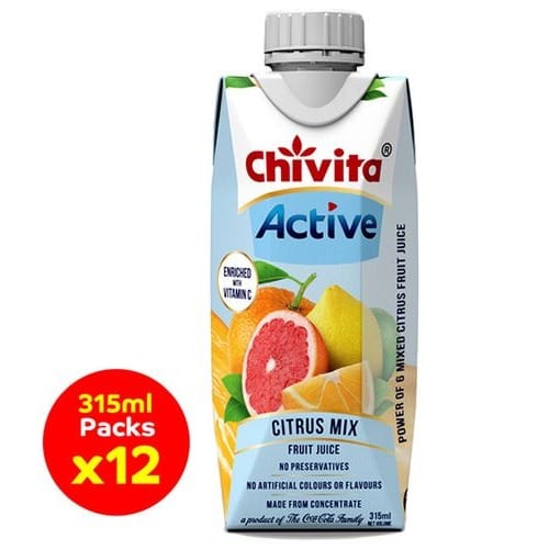 Chivita Active Fruit Juice 315ml X12