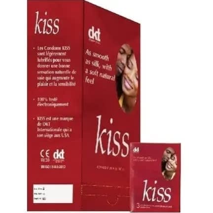 Kiss Condom - 3's By 36 Packs