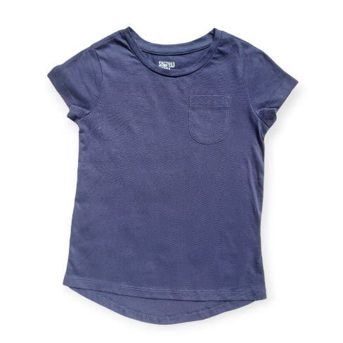 Pocket Girl Top - Navy Blue