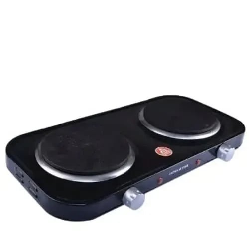 Dual Burner Electric Hot Plate - 1500W