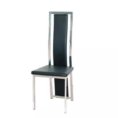 Jackson Pu Leather Chair - Black