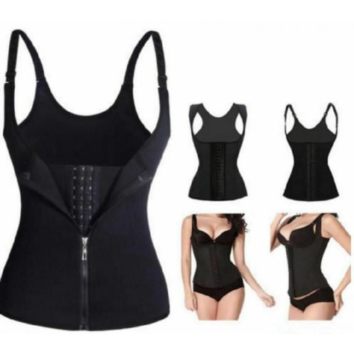 Adjustable Shoulder Strap Body Waist Cincher Vest