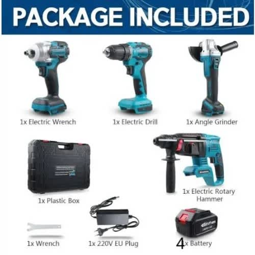 Total Makita Cordless Combo Tool Set-118V