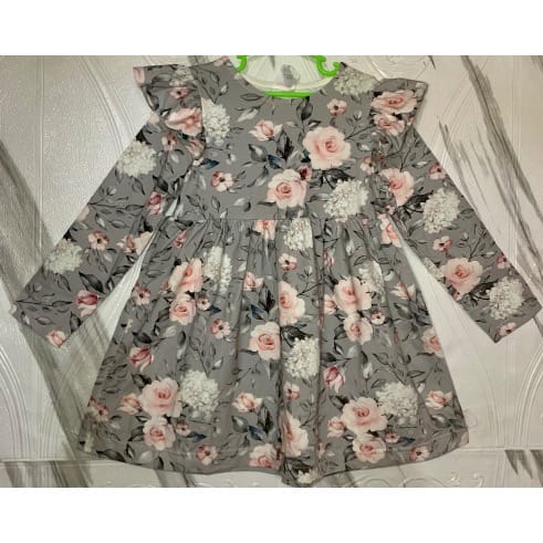 Girls Cotton Floral Summer Dress