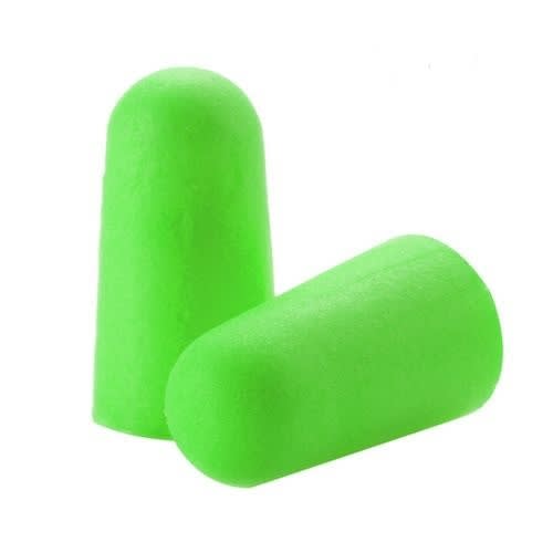 1 Pair Comfort Earplugs Noise Reduction Soft Foam Soft Ear Plugs Noise Reduction Earplugs - Green