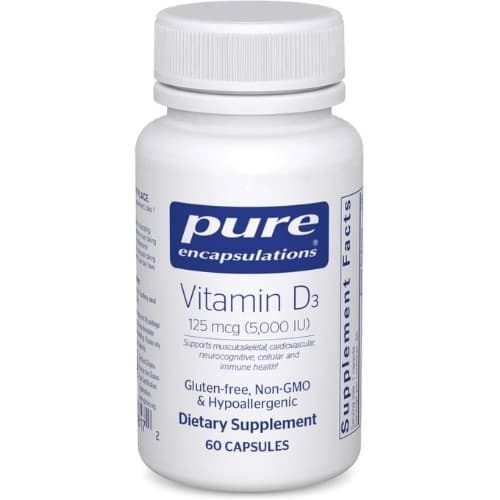 Vitamin D3 125 Mcg (5,000 Iu) 60capsules