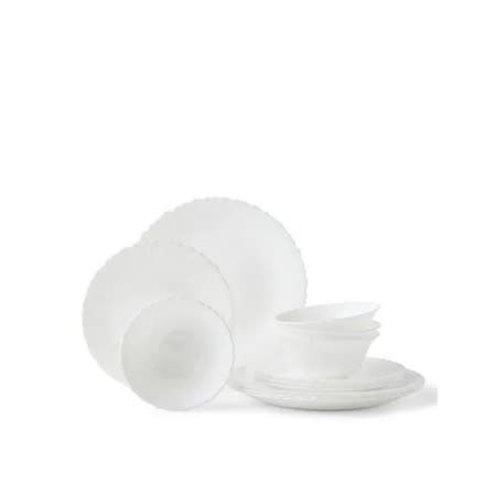 12-piece Opalware Dinnerware Set - Serves 4, Carina