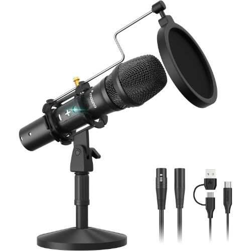 HD300T USB/XLR Dynamic Broadcast Microphone