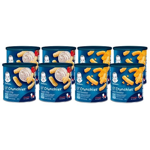 Lil Crunchies Mild Cheddar  Veggie Dip 8 Count