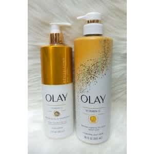 Olay Vitamin C Body Lotion 502ml And Body Wash 591ml
