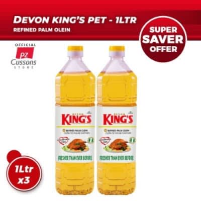 Devon Kings Cooking Oil - 1L X 3pcs