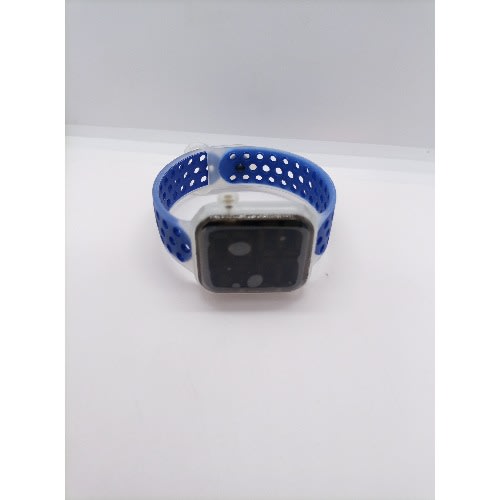 Square Unisex Hollow Led Watch - Deep Blue