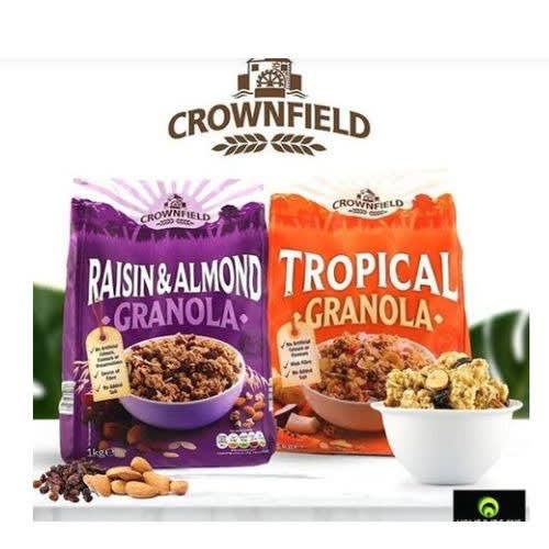 A Set of Raisin Almond & Tropical Granola  1KG--2pcs