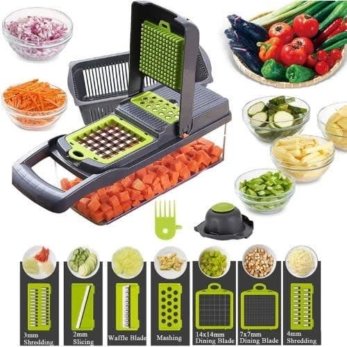 Multifunctional Vegetable Chopper Slicer And Grater With Handle-1 Piece