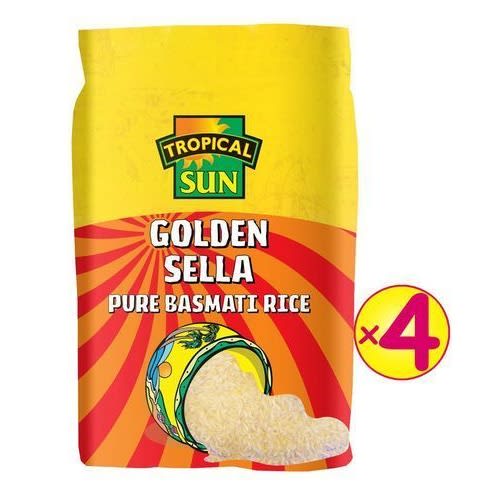 Golden Sella Pure Basmati Rice 5kg X 4 Bags