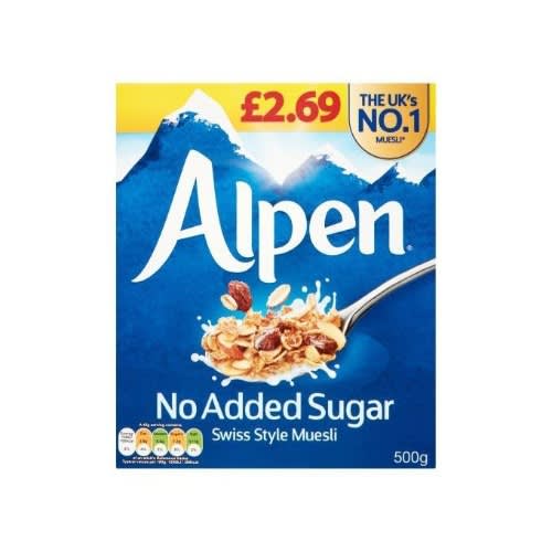 No Added Sugar Swiss Style Muesli Granola Cereal - 500g