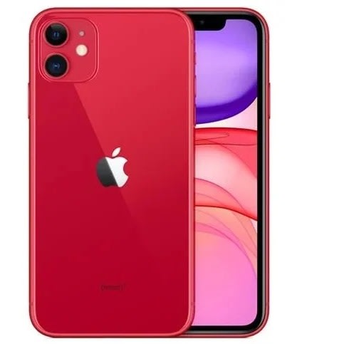 iPhone 12 - 6.1"- 128GB ROM - 4GB RAM - Single Sim - 2815mah - Pouch & Screen Protector - Red