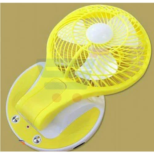 Mini Rechargeable Fan With Led Light - Jr-5580