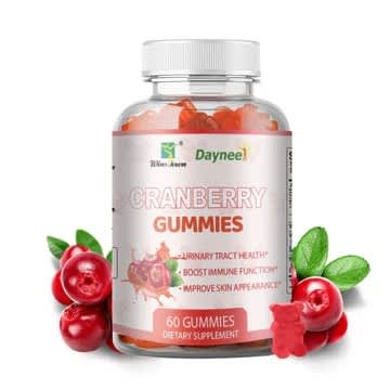 Cranberry Gummies - Dietary Supplement For Urinary Tract - 60 Gummies