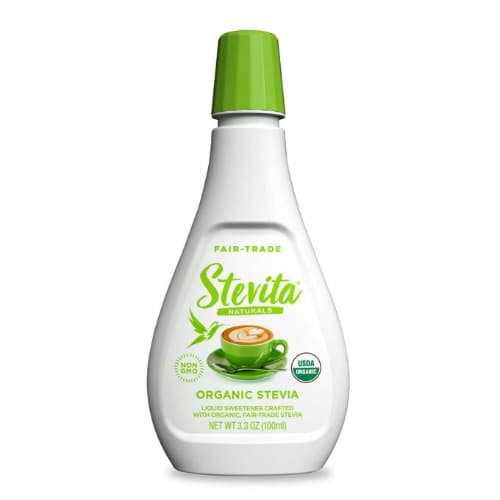 Stevita Organic Liquid Stevia - 3.3 Oz / 100ml - 500 Servings