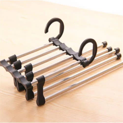 Multi-functional Stainless Steel Wardrobe Magic Hanger - 5 In1