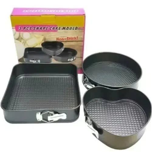 Cake Mould Pan - 3 Pieces