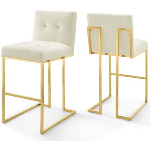 Rio Kitchen/ Bar Stool - Set Of 2 - Off White